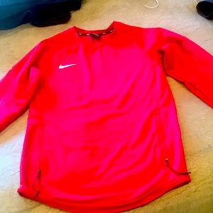 Nike pullover.  Red.  Mens XS.   Perfect condition.  Well made and insulated.